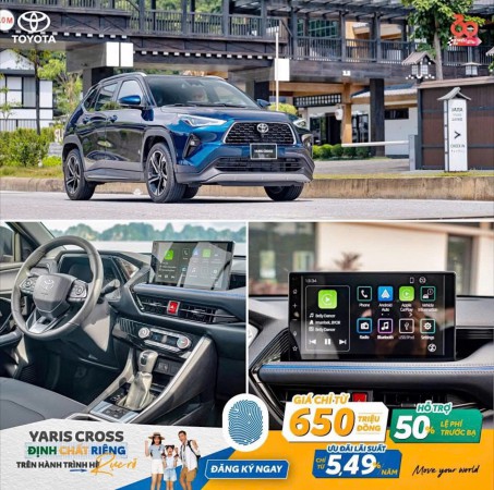 Yaris Cross - Khoang lái tiện nghi, sẵn sàng cho mọi hành trình hè