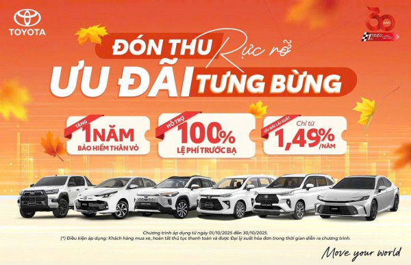 ĐÓN THU RỰC RỠ - ƯU ĐÃI TƯNG BỪNG