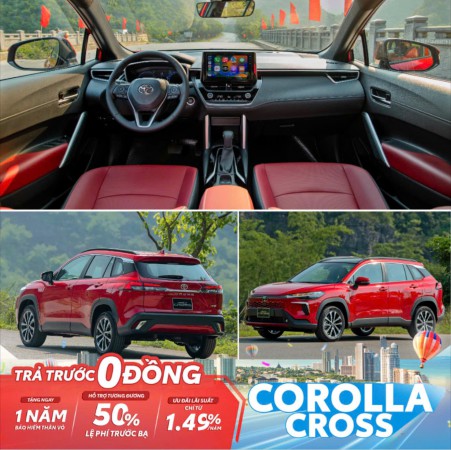 COROLLA CROSS – CHẤT SUV, SỐNG ĐẲNG CẤP TỪ 820 TRIỆU ĐỒNG