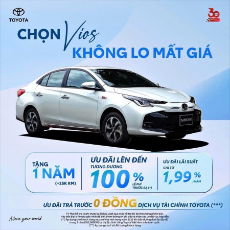 CHỌN VIOS - KHÔNG LO MẤT GIÁ