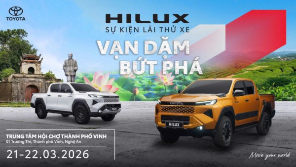 THƯ MỜI TRẢI NGHIỆM TOYOTA HILUX 2026