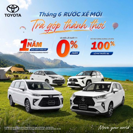 THÁNG 6 RƯỚC XẾ MỚI - TRẢ GÓP THẢNH THƠI