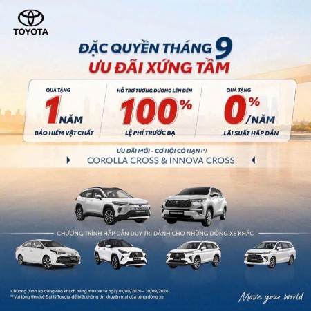 THÁNG 9 BÙNG NỔ – ƯU ĐÃI ĐẶC BIỆT, THỜI GIAN CÓ HẠN!