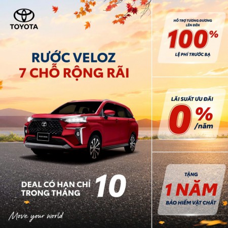 RƯỚC VELOZ CROSS DEAL CÓ HẠN - CUỐI NĂM KHỎI CHIA HAI XE!!