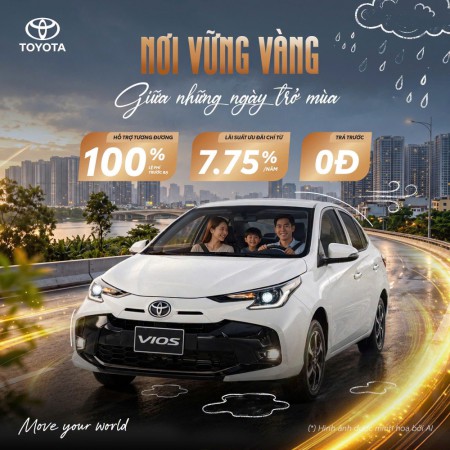 TOYOTA VIOS VỮNG VÀNG GIỮA NHỮNG NGÀY TRỞ MÙA