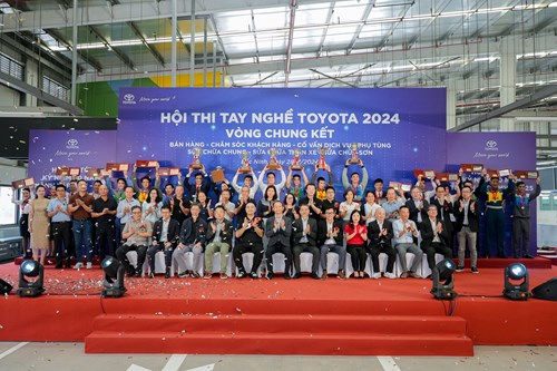 Toyota Việt Nam tổ chức Hội thi tay nghề toàn quốc Toyota 2024