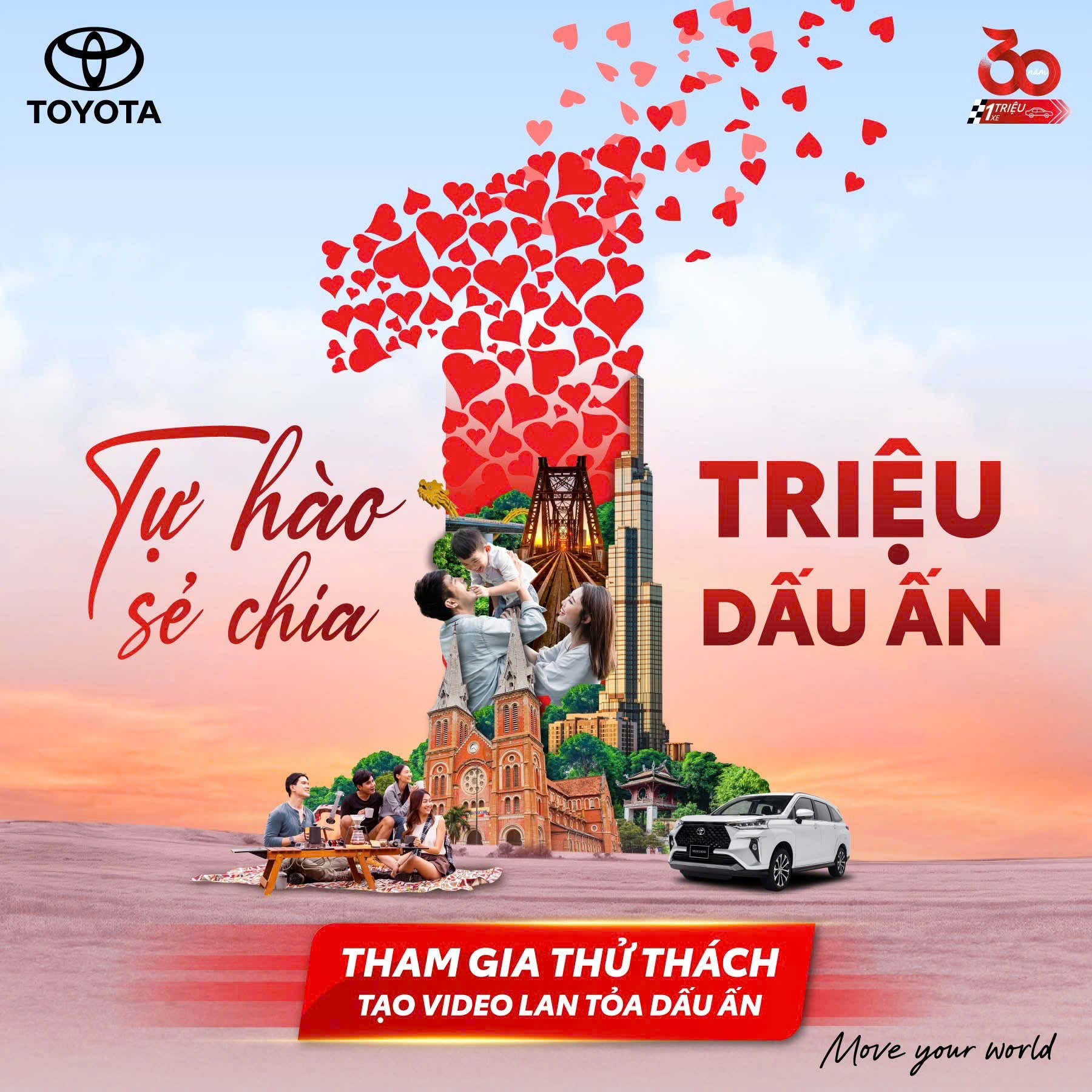 [VIDEO CHALLENGE] TỰ HÀO SẺ CHIA 1 TRIỆU DẤU ẤN