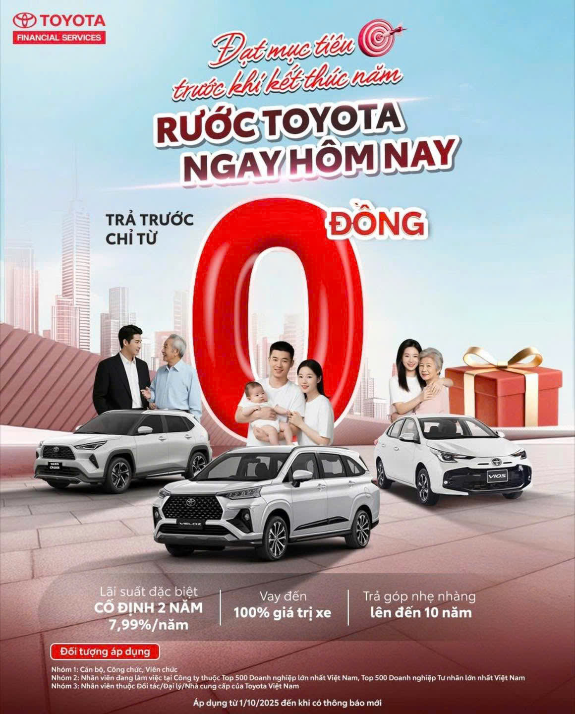 DỄ DÀNG SẮM XE CUỐI NĂM - TRẢ TRƯỚC CHỈ TỪ 0 ĐỒNG