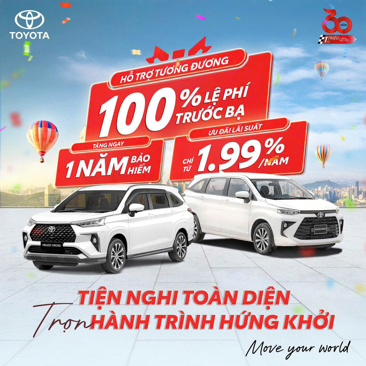 TIỆN NGHI TOÀN DIỆN - TRỌN HÀNH TRÌNH HỨNG KHỞI