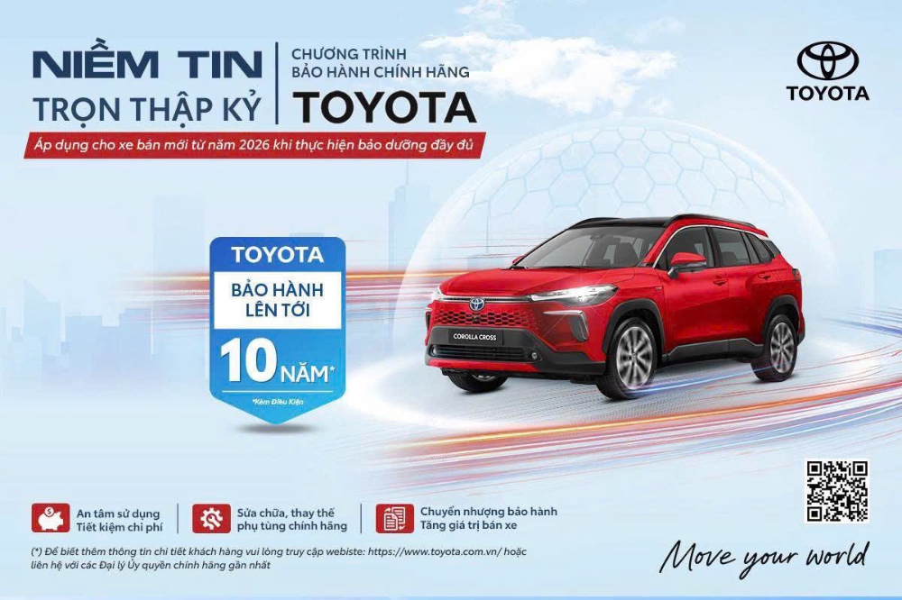 NIỀM TIN TRỌN THẬP KỶ - BẢO HÀNH CHÍNH HÃNG LÊN ĐẾN 10 NĂM/ 185,000 KM