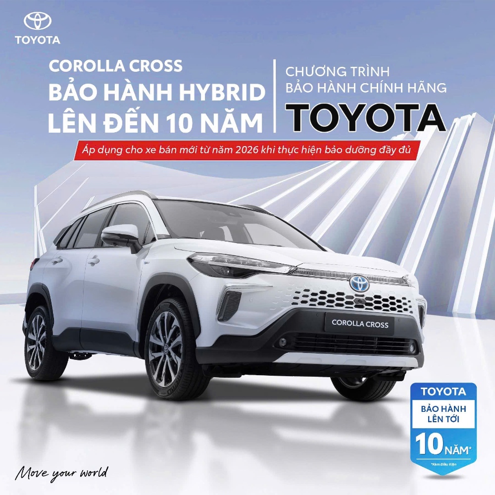 AN TÂM DÀI LÂU – BẢO HÀNH MỞ RỘNG COROLLA CROSS HEV