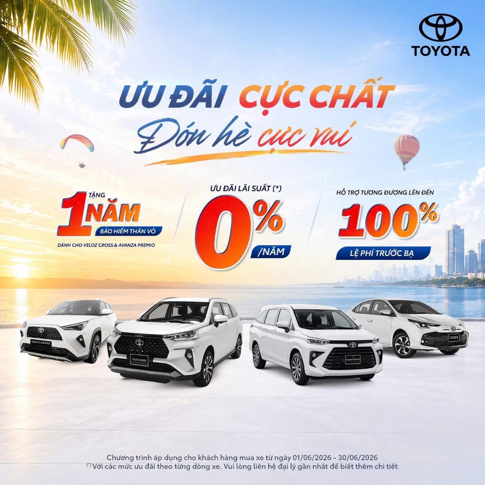 RƯỚC TOYOTA CỰC CHẤT - ĐÓN HÈ CỰC VUI 