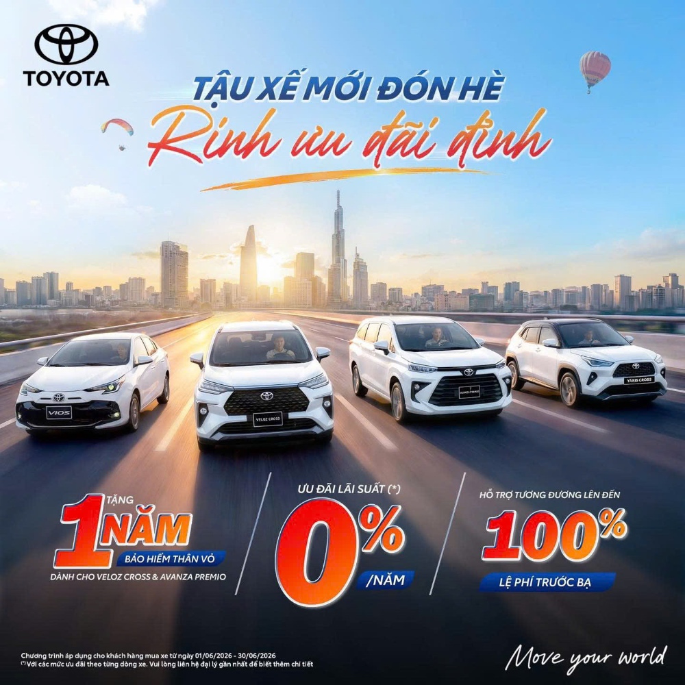 TẬU XẾ MỚI ĐÓN HÈ - RINH ƯU ĐÃI ĐỈNH