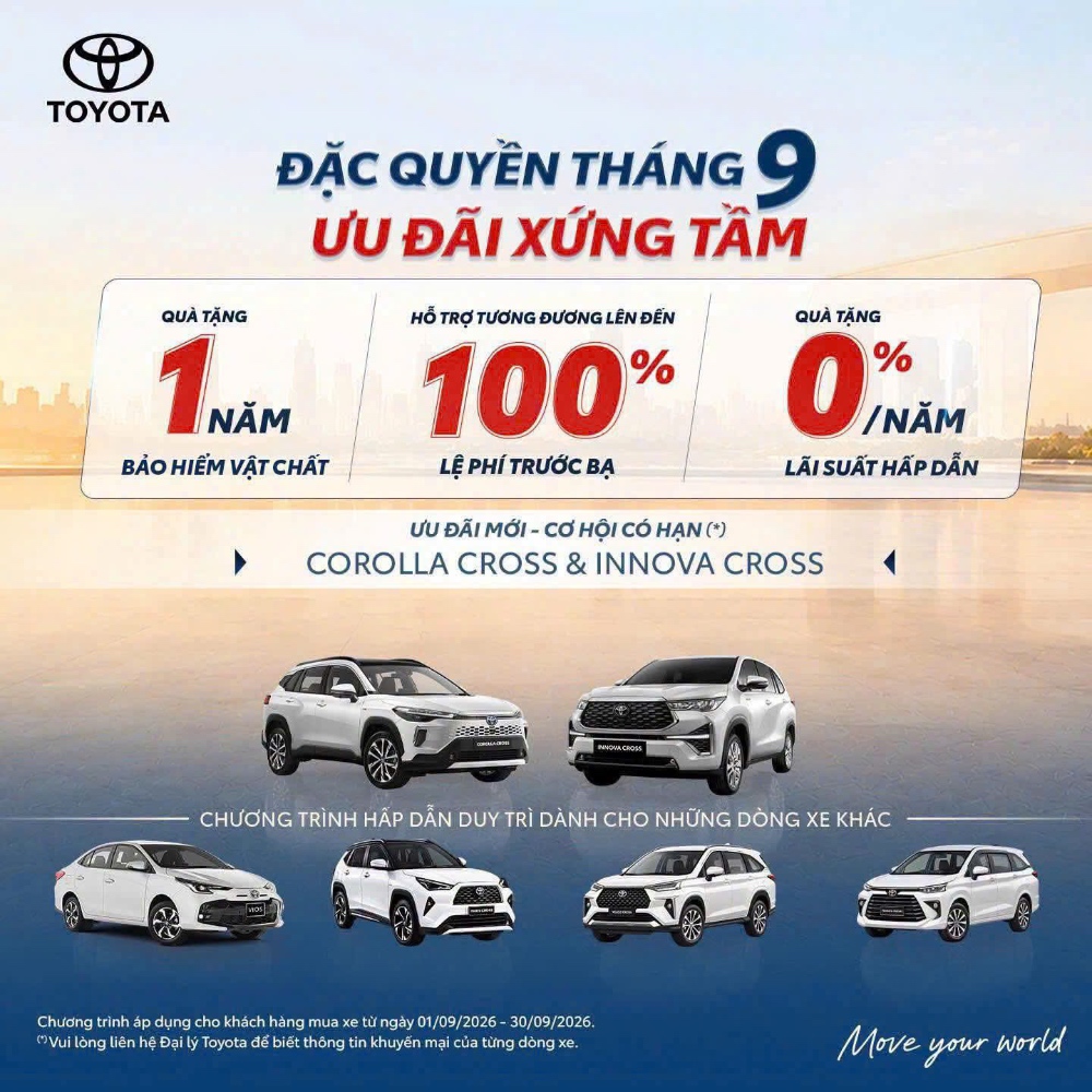 THÁNG 9 BÙNG NỔ – ƯU ĐÃI ĐẶC BIỆT, THỜI GIAN CÓ HẠN!