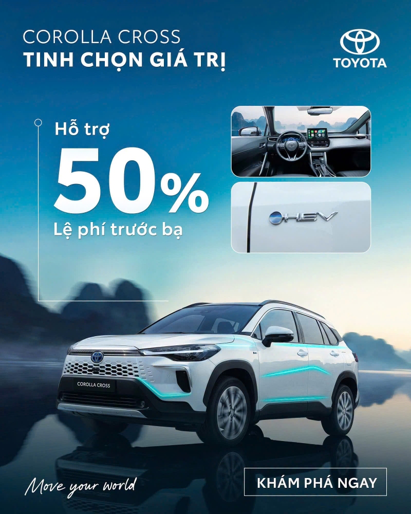 COROLLA CROSS | TINH CHỌN GIÁ TRỊ, SẴN SÀNG LĂN BÁNH 